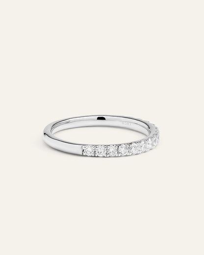 Lab Grown Diamond Pave Band - 4 / Yellow Gold