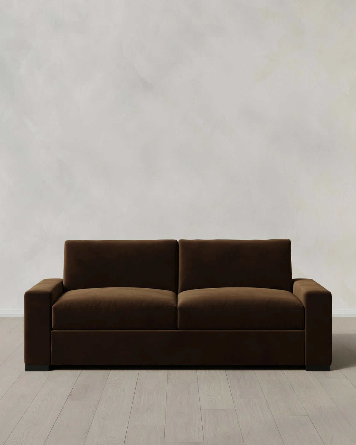Stillman Sleeper Sofa in Performance Velvet - Queen / Java
