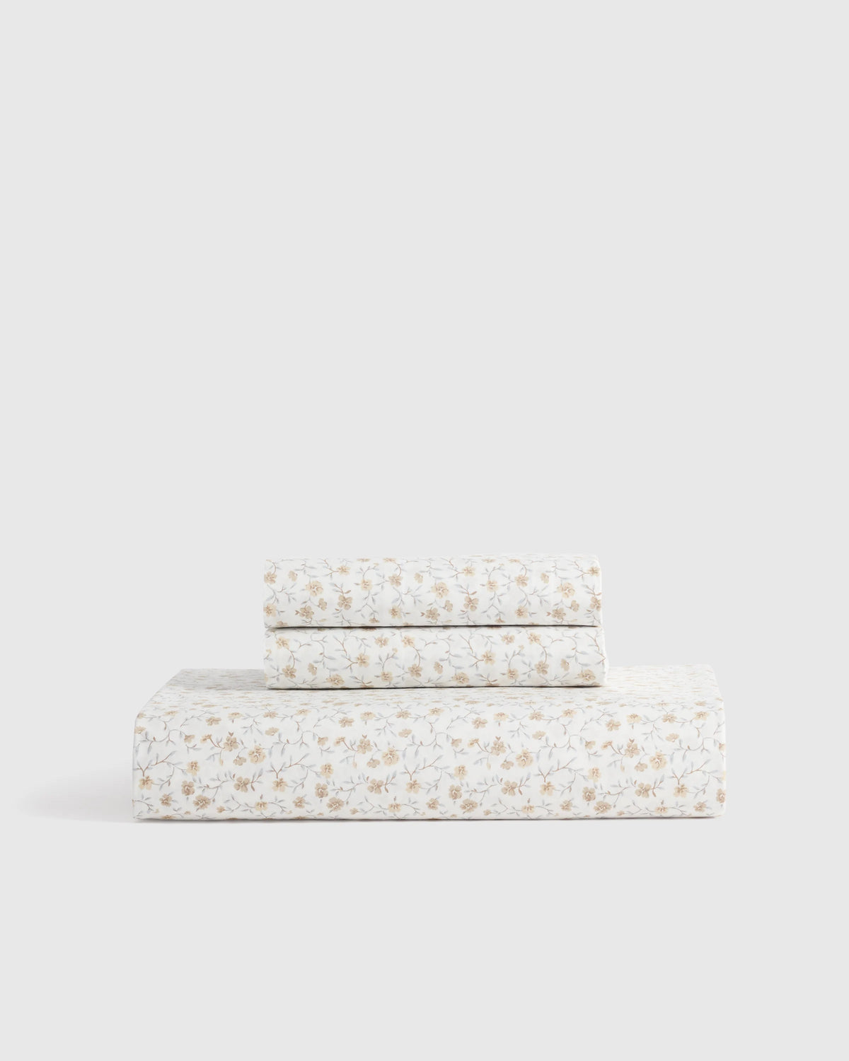 Organic Crisp Percale Fitted Sheet Set - Twin / Espresso