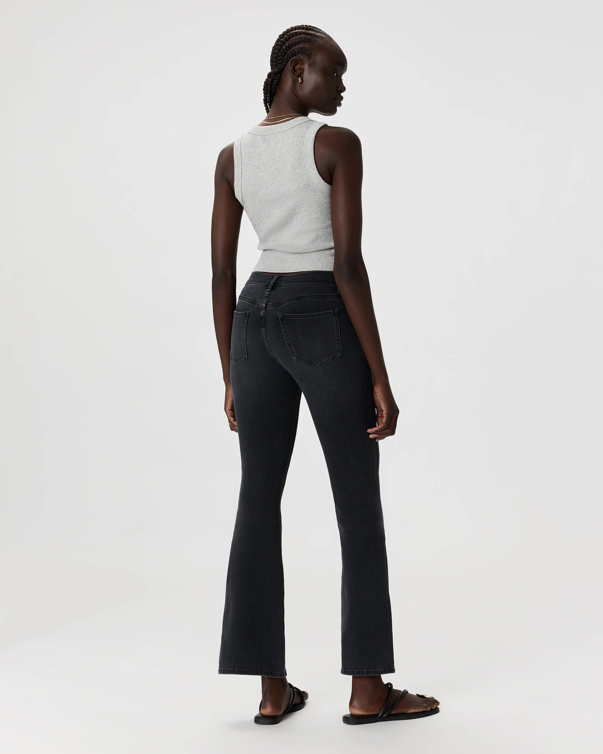 Luna Stretch Flare Jeans - 24 / Black