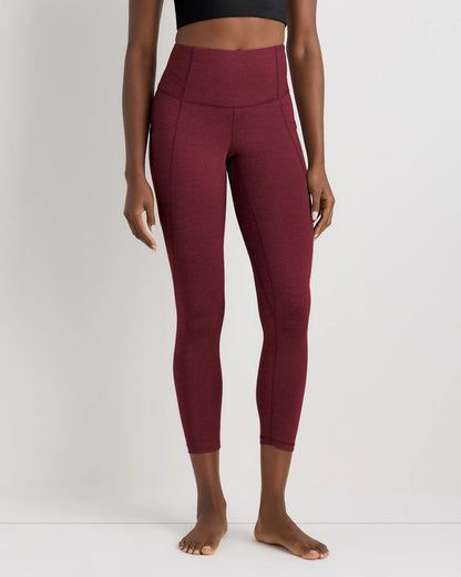 Ultra-Soft High-Rise Pocket Legging - XS / Heather Espresso
