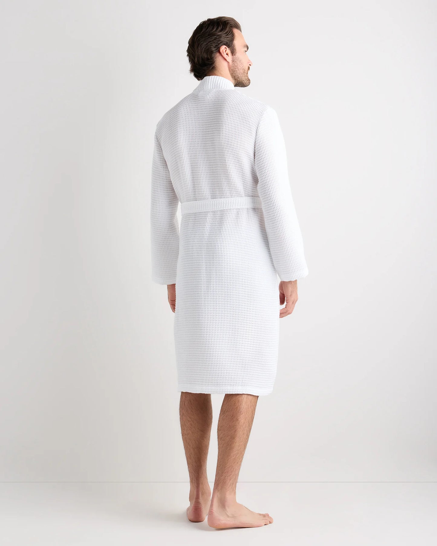 Organic Turkish Waffle Robe - XS / White