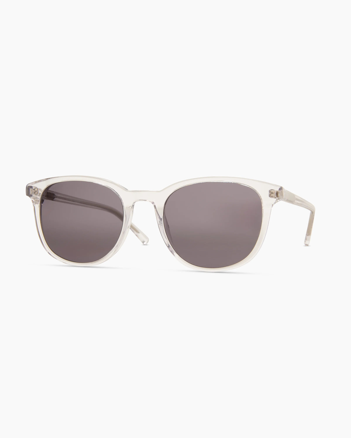 Charlie Polarized Acetate Sunglasses - Standard / Clear with Grey lens