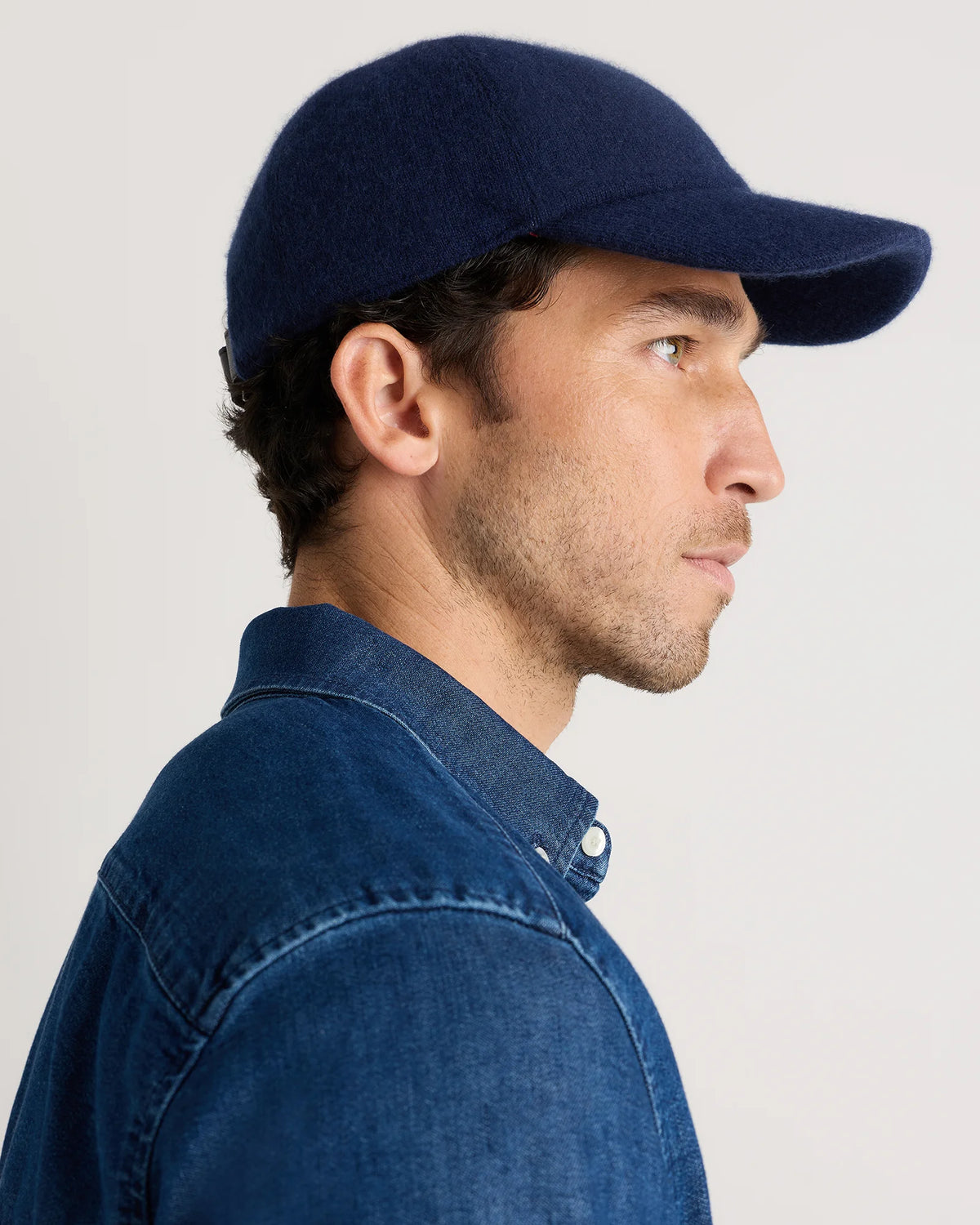Cashmere Baseball Cap - XS/S / Black