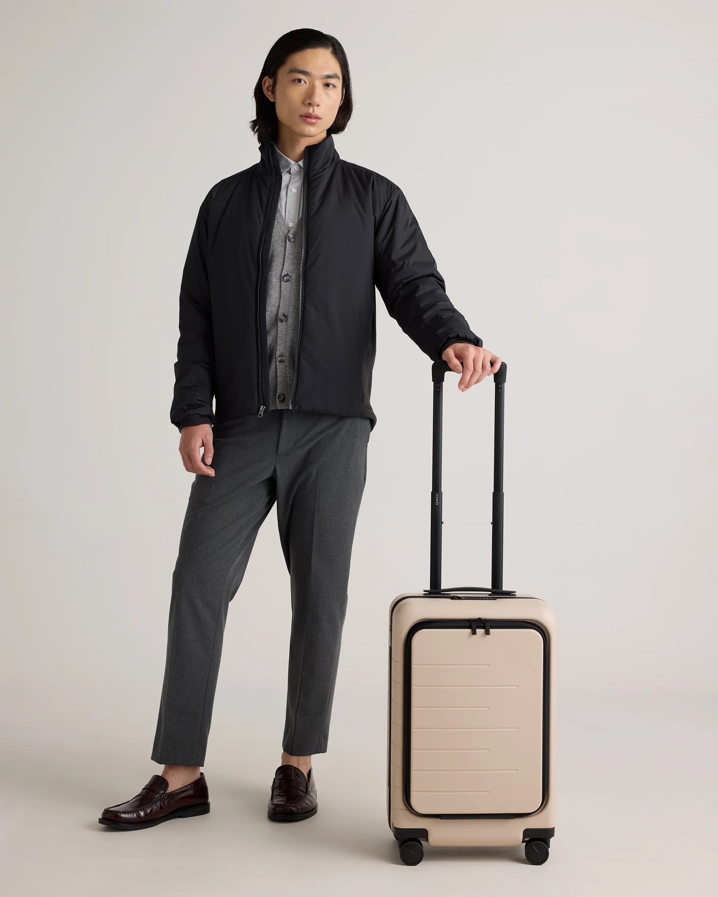 Front Pocket Carry-On Suitcase - One Size / Lavender