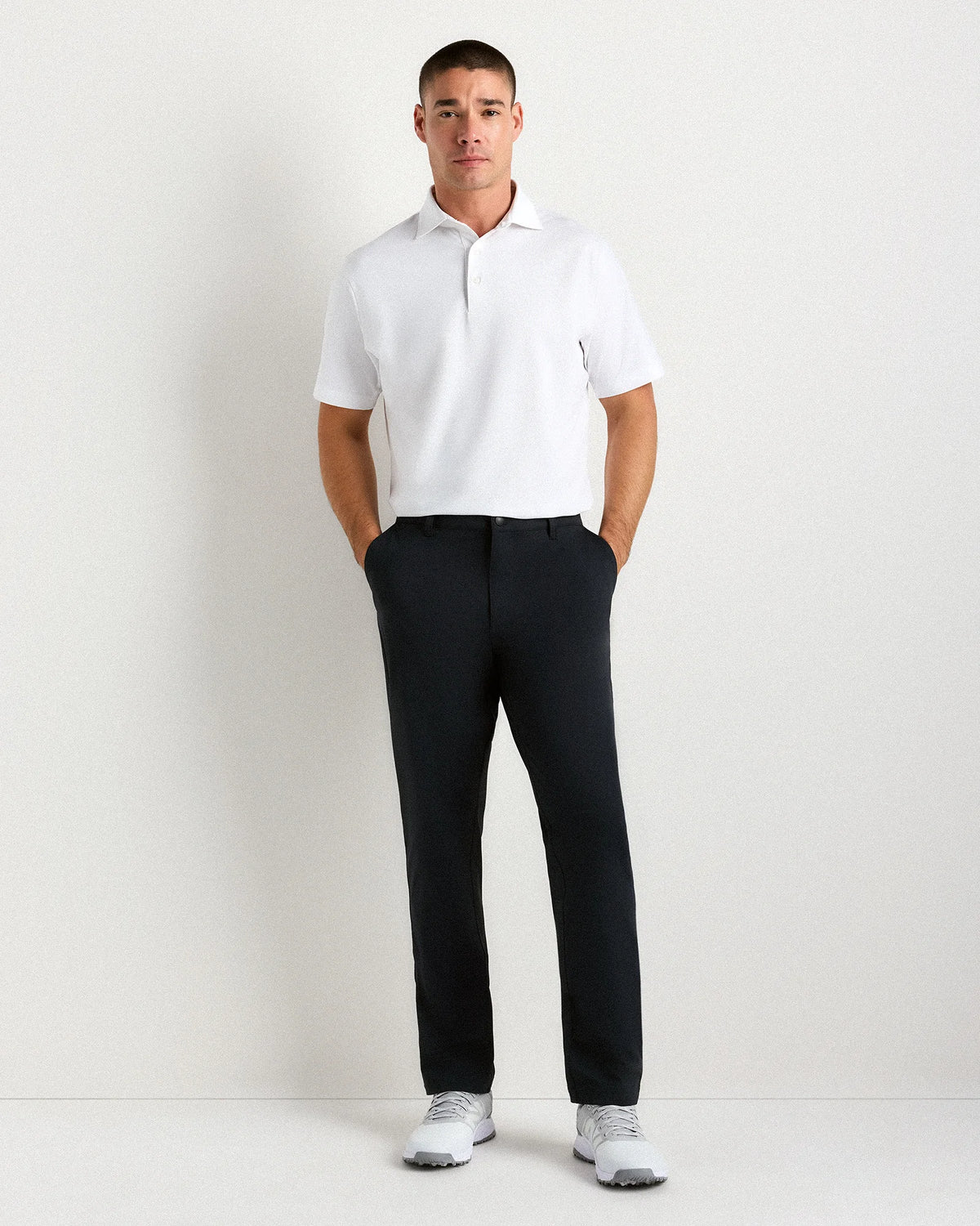 Performance Mesh Golf Polo - S / Navy