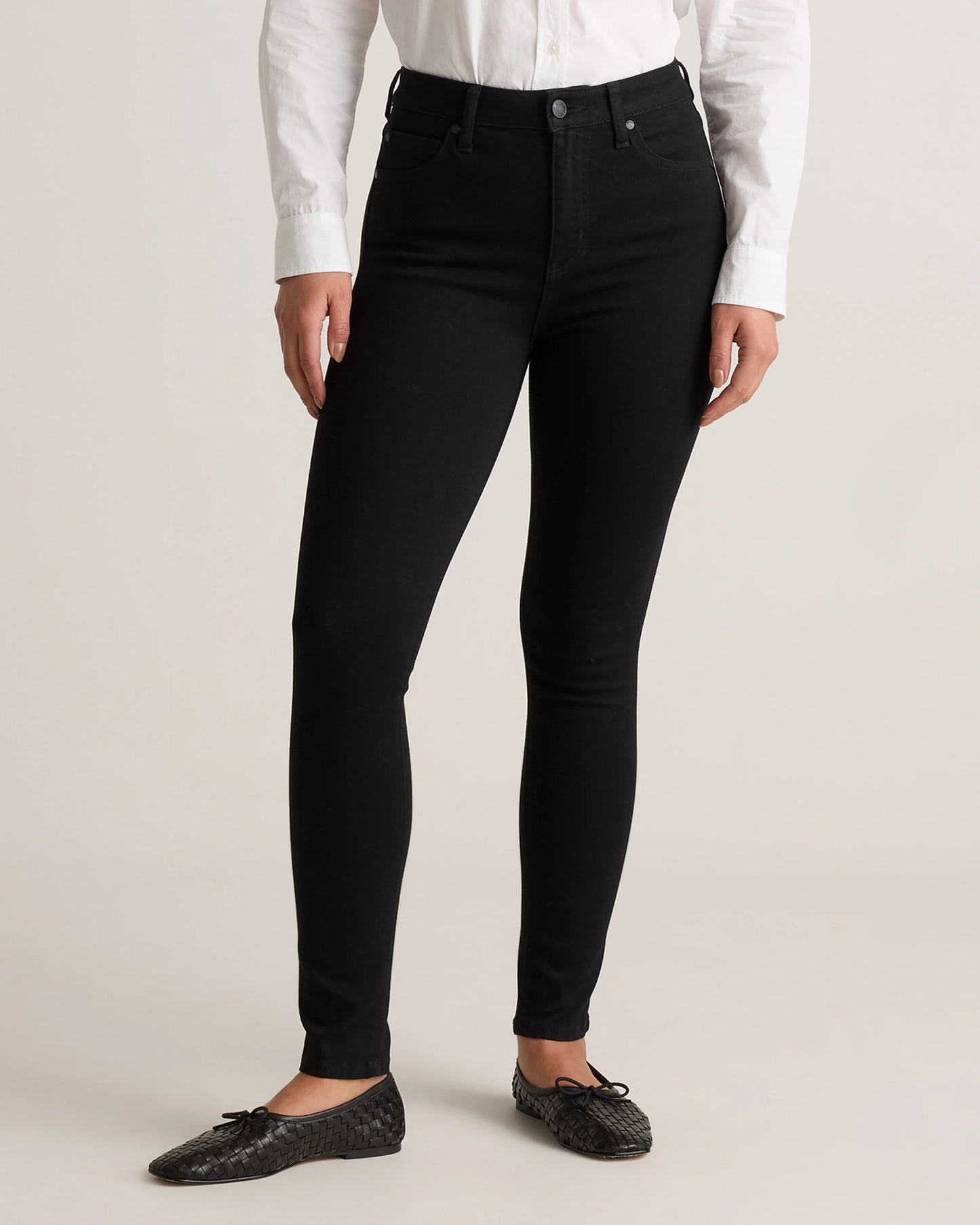Bella Stretch Skinny Jeans - 24 / Black