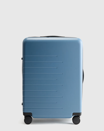 Expandable Medium Check-In Suitcase - One Size / Coastal Cobalt