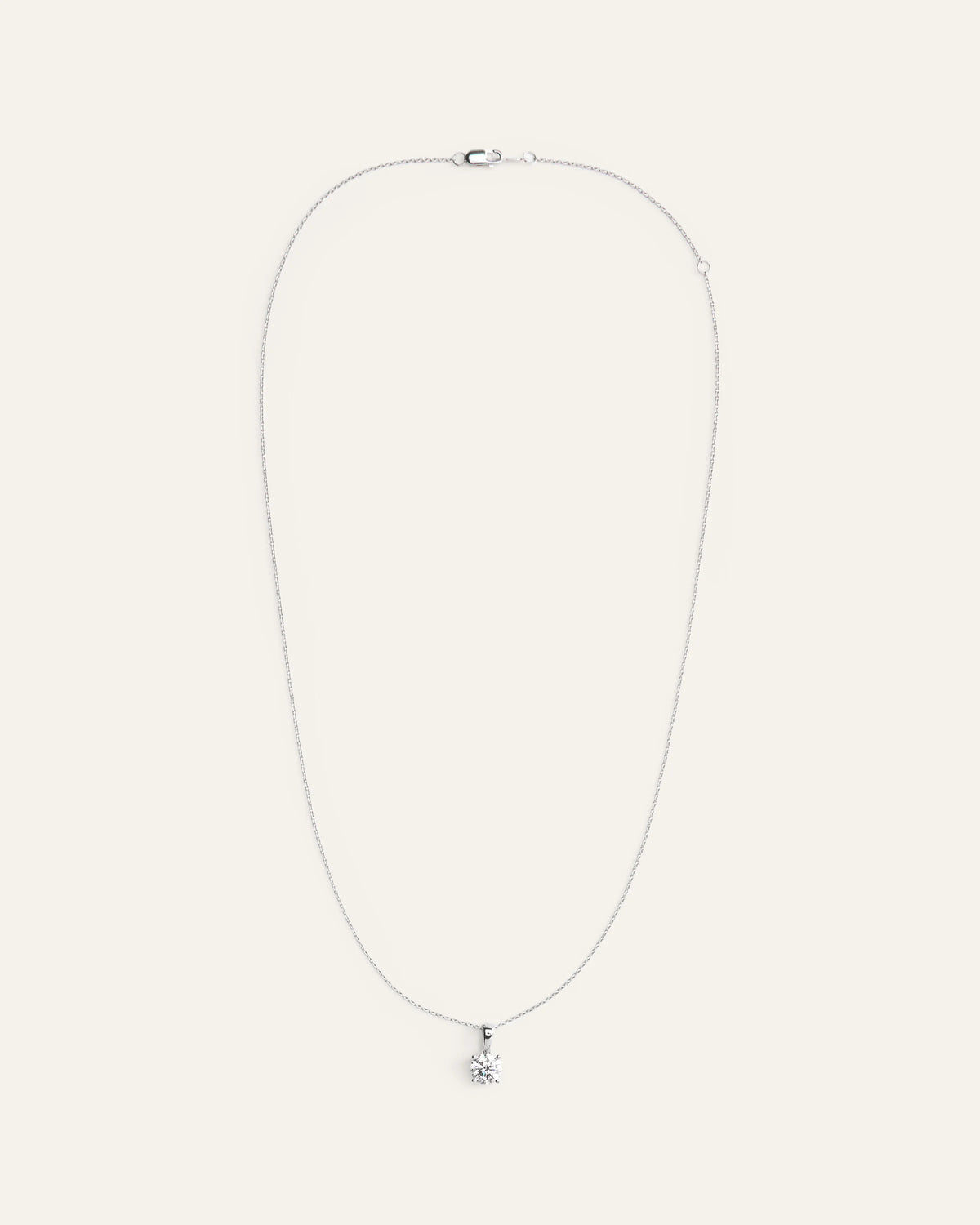 14k Gold Lab Grown Diamond Solitaire Pendant - 1ct - One Size / Yellow Gold