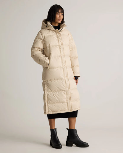 Responsible Down Long Puffer Jacket - XS / Black