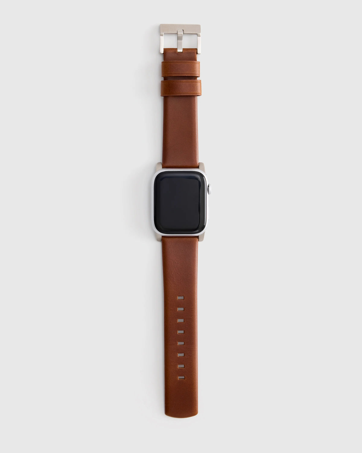 Horween Leather Smartwatch Band - 38mm - 42mm / Black