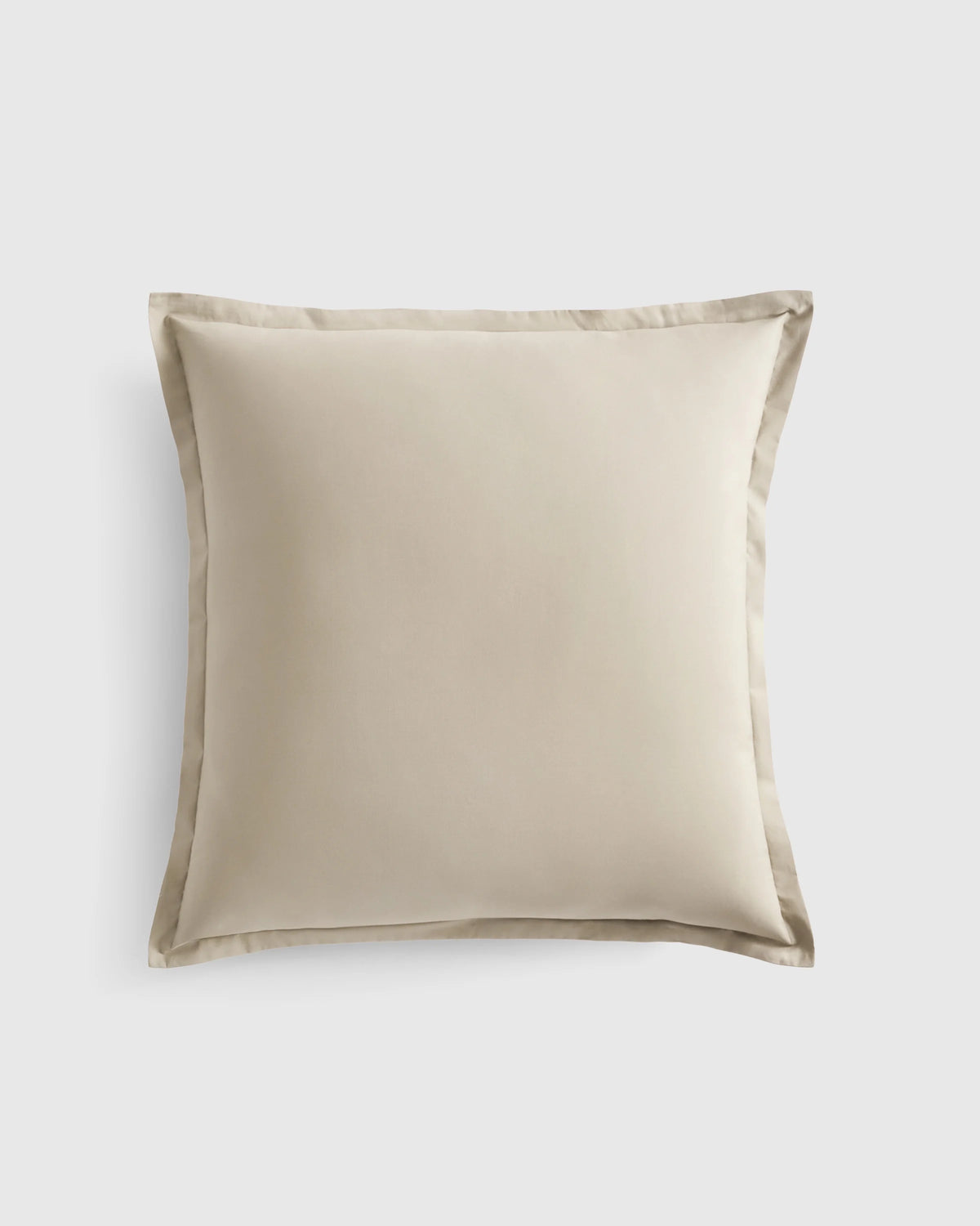 Organic Crisp Percale Euro Sham - Euro / White