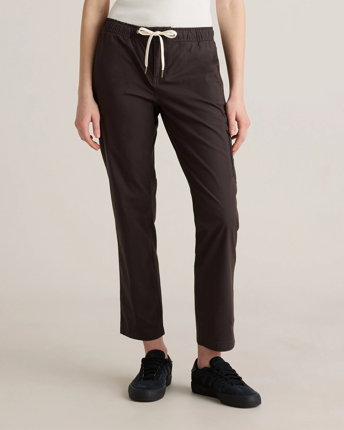 Organic Stretch Ripstop Straight Pants - XS / Steel