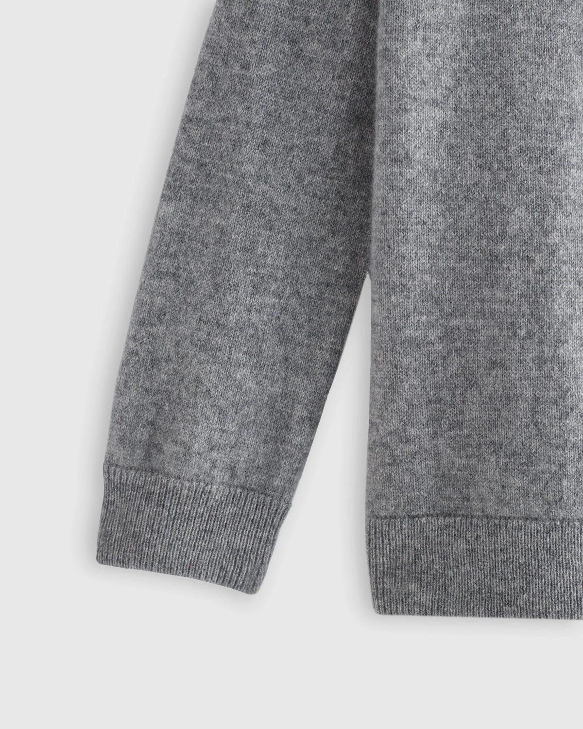 Washable Cashmere Cardigan - 6 / Heather Grey
