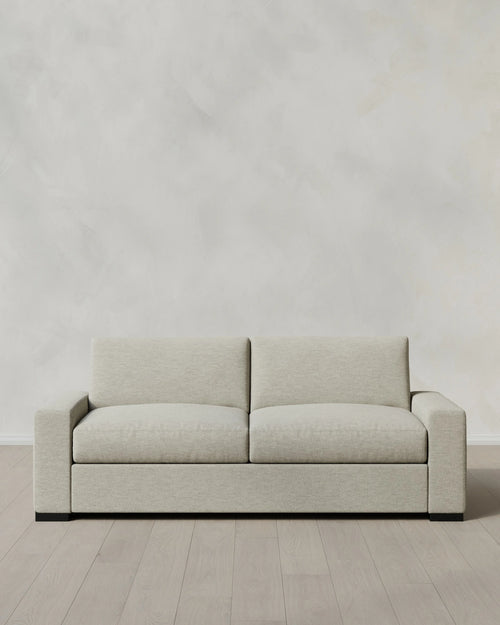 Stillman Sleeper Sofa in Performance Basketweave - Queen / Flax