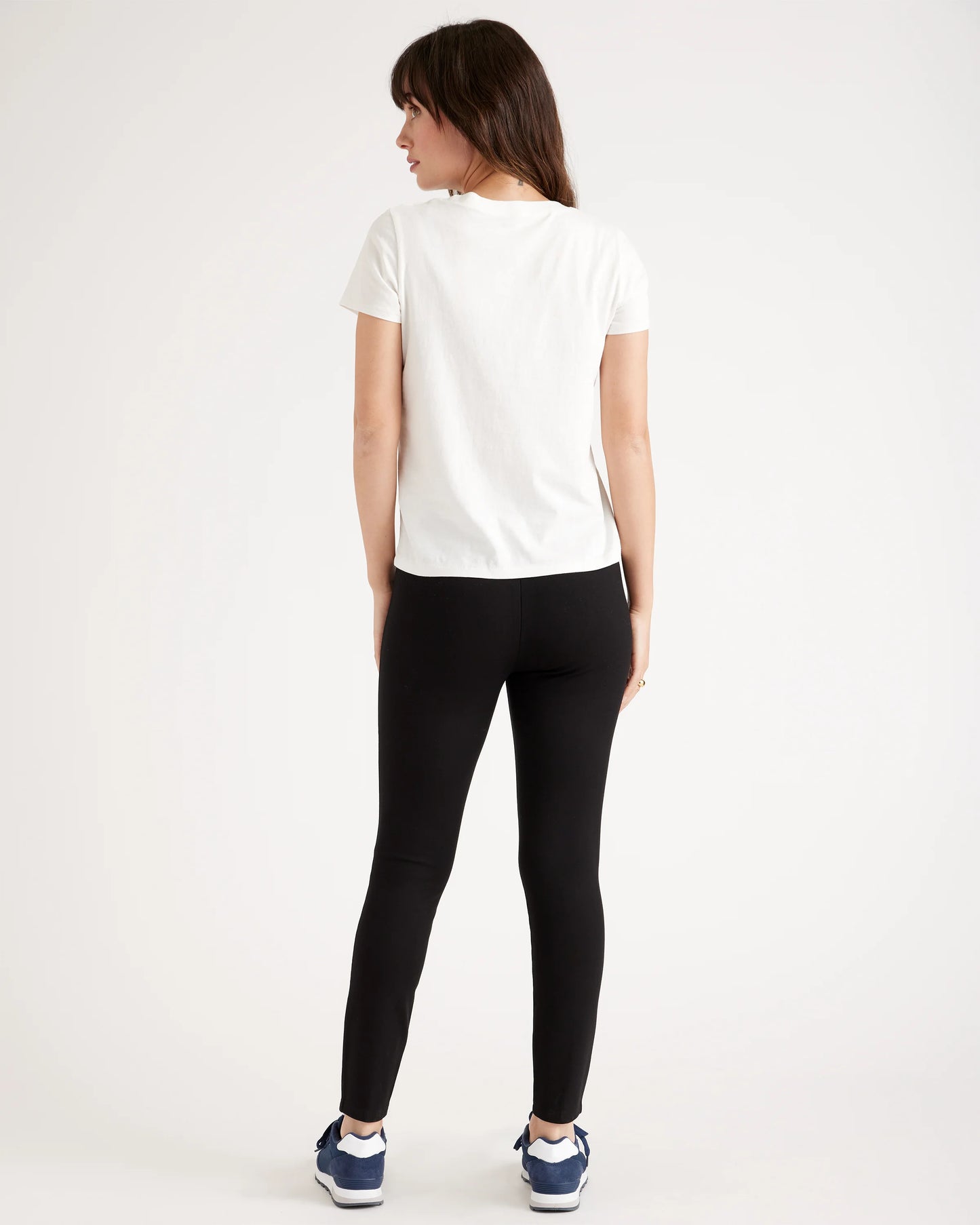 Ultra-Stretch Ponte Skinny Pants - XS / Black