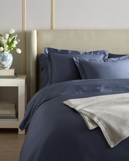 Signature Giza Cotton Sateen Euro Sham - Euro / Mineral