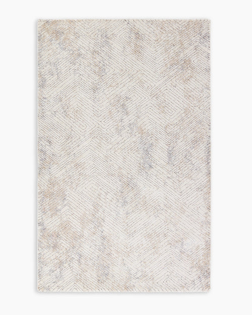 Mateo Plush Performance Rug - 5' x 7'6" / Light Grey