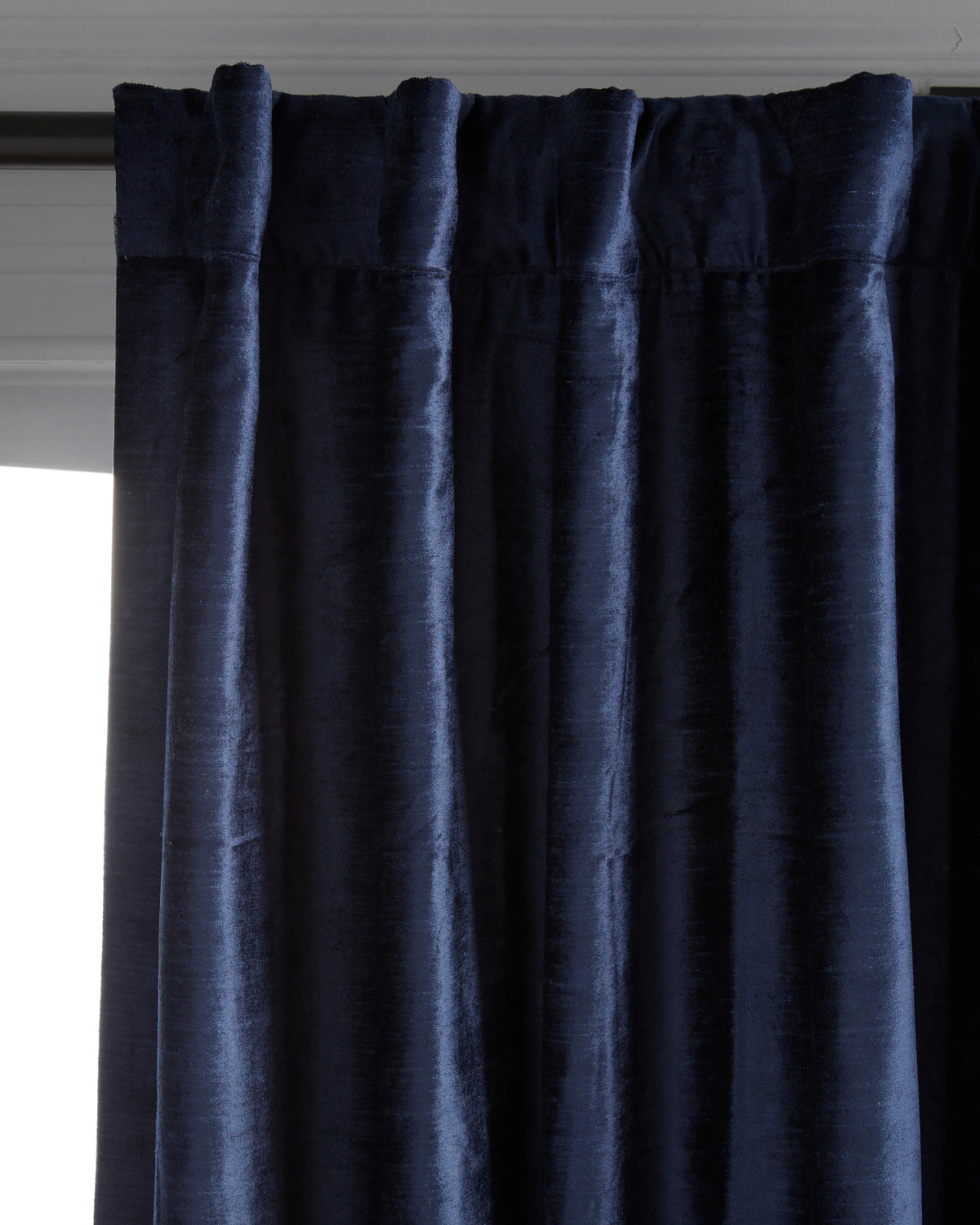 Luster Velvet True Blackout Curtain - Single Panel - 48x84 / Champagne