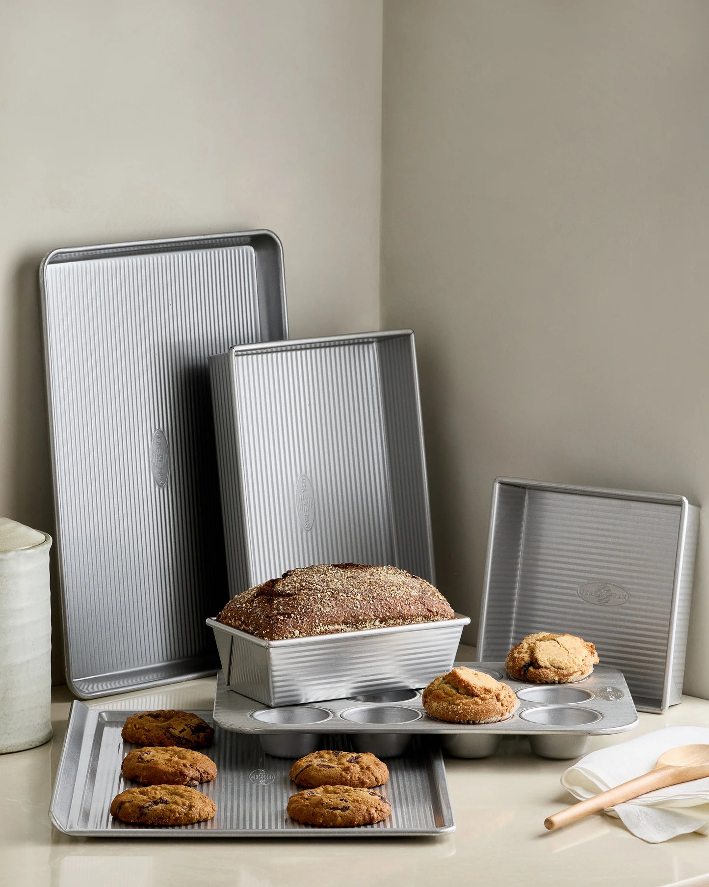 6-Pc Nonstick Steel Bakeware Set by USA Pan - One Size / No Color