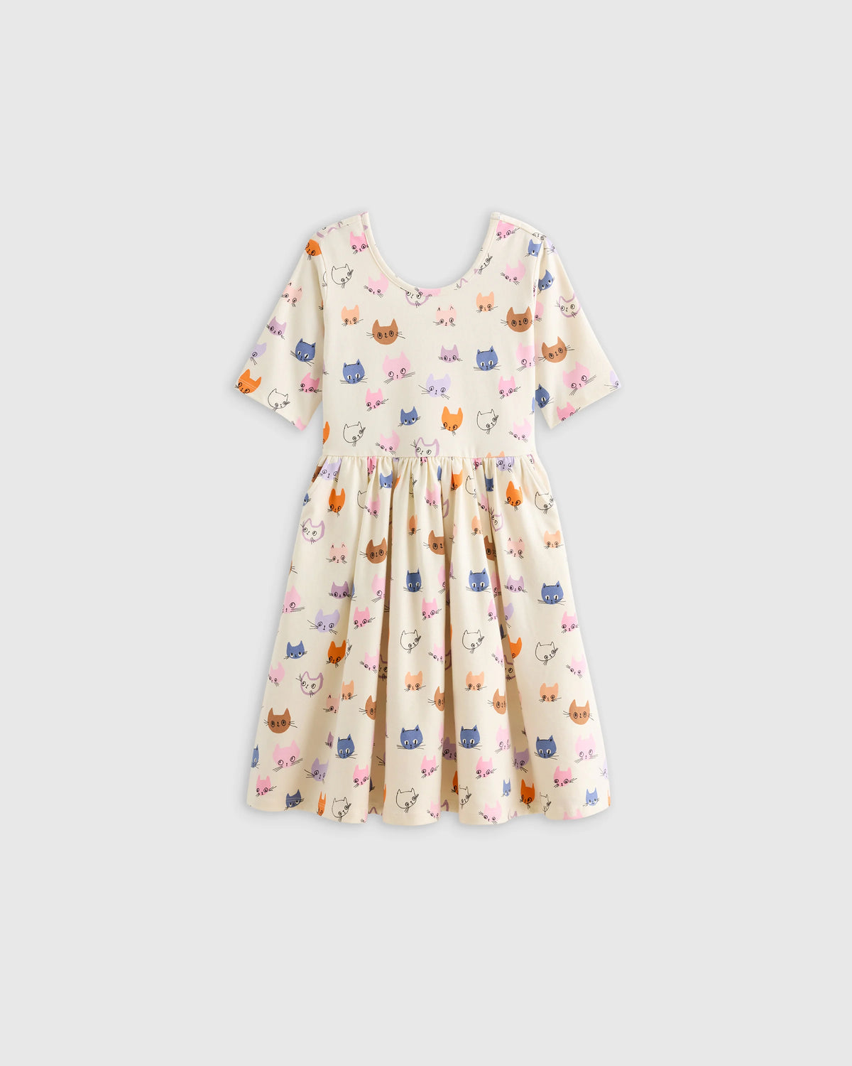 Organic Cotton Skater Dress - 2T / Sweet Cherries