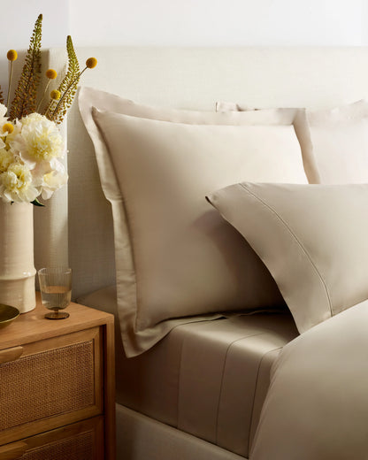 Signature Giza Cotton Sateen Deluxe Bedding Bundle - Twin / Dried Sage