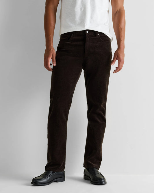 Organic Stretch Corduroy 5-Pocket Pants - 30X30 / Espresso