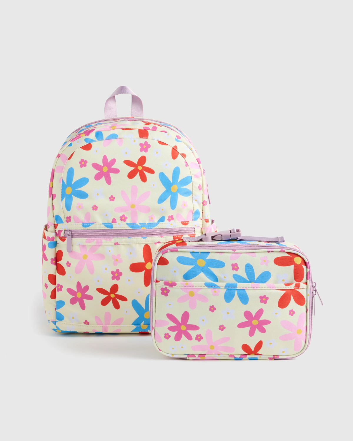 Recycled Double Pocket Backpack - One Size / Rainbow Clouds
