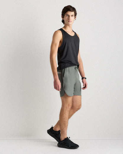 Sweat Tech Training Lined Shorts - 7" - S / Black