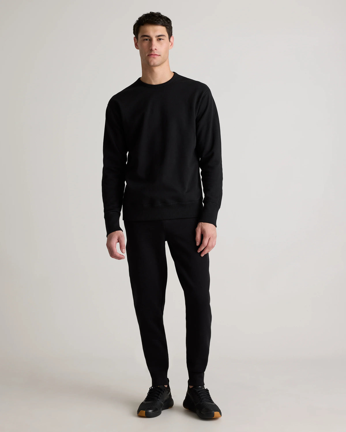 Organic Midweight French Terry Crewneck - S / Deep Navy