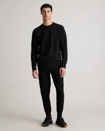 Organic Midweight French Terry Crewneck - S / Deep Navy