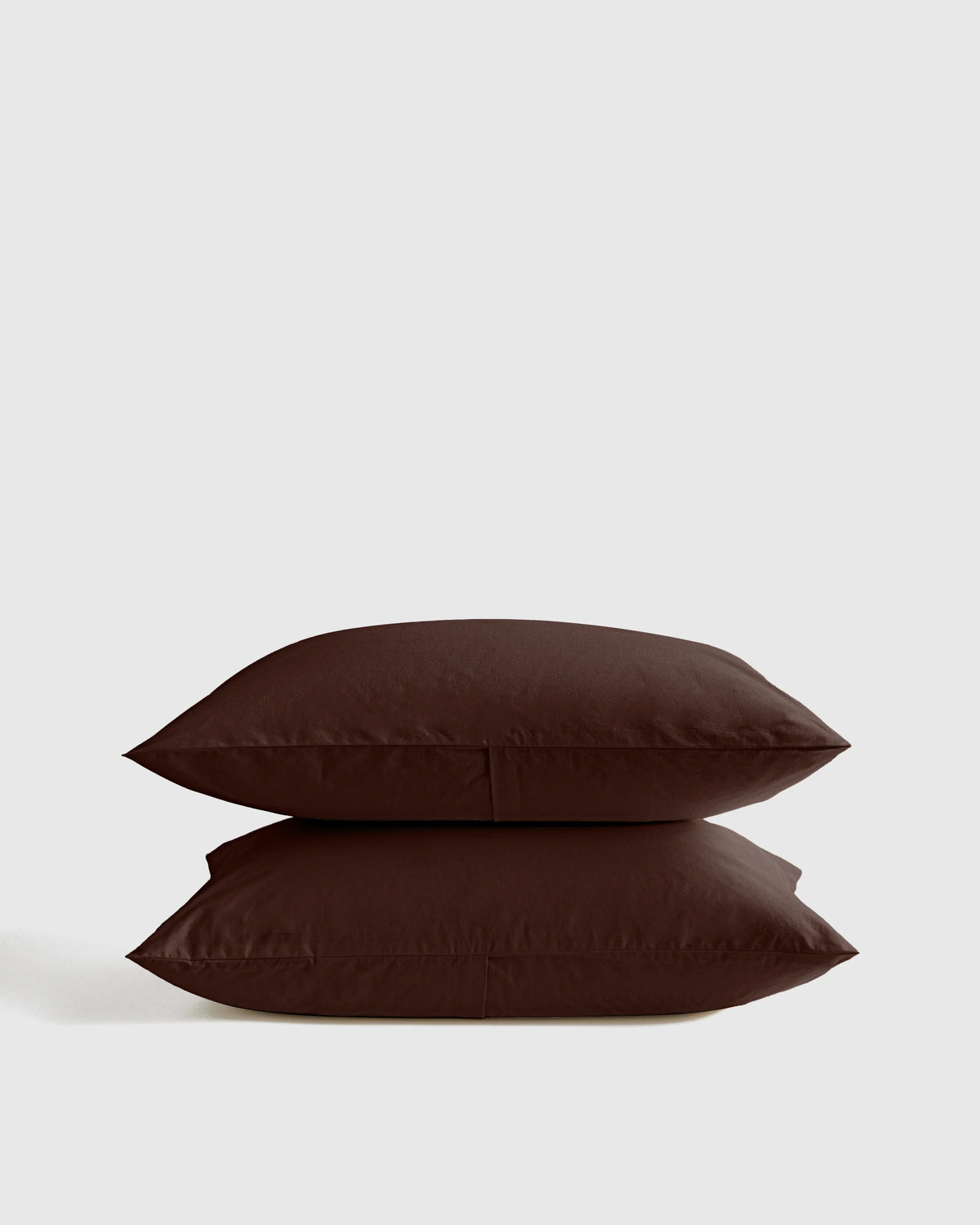 Organic Brushed Cotton Sham Set - Standard / Toffee