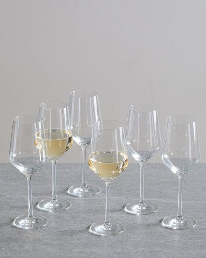 Pure White Wine Glass (Set of 6) - One Size / No Color