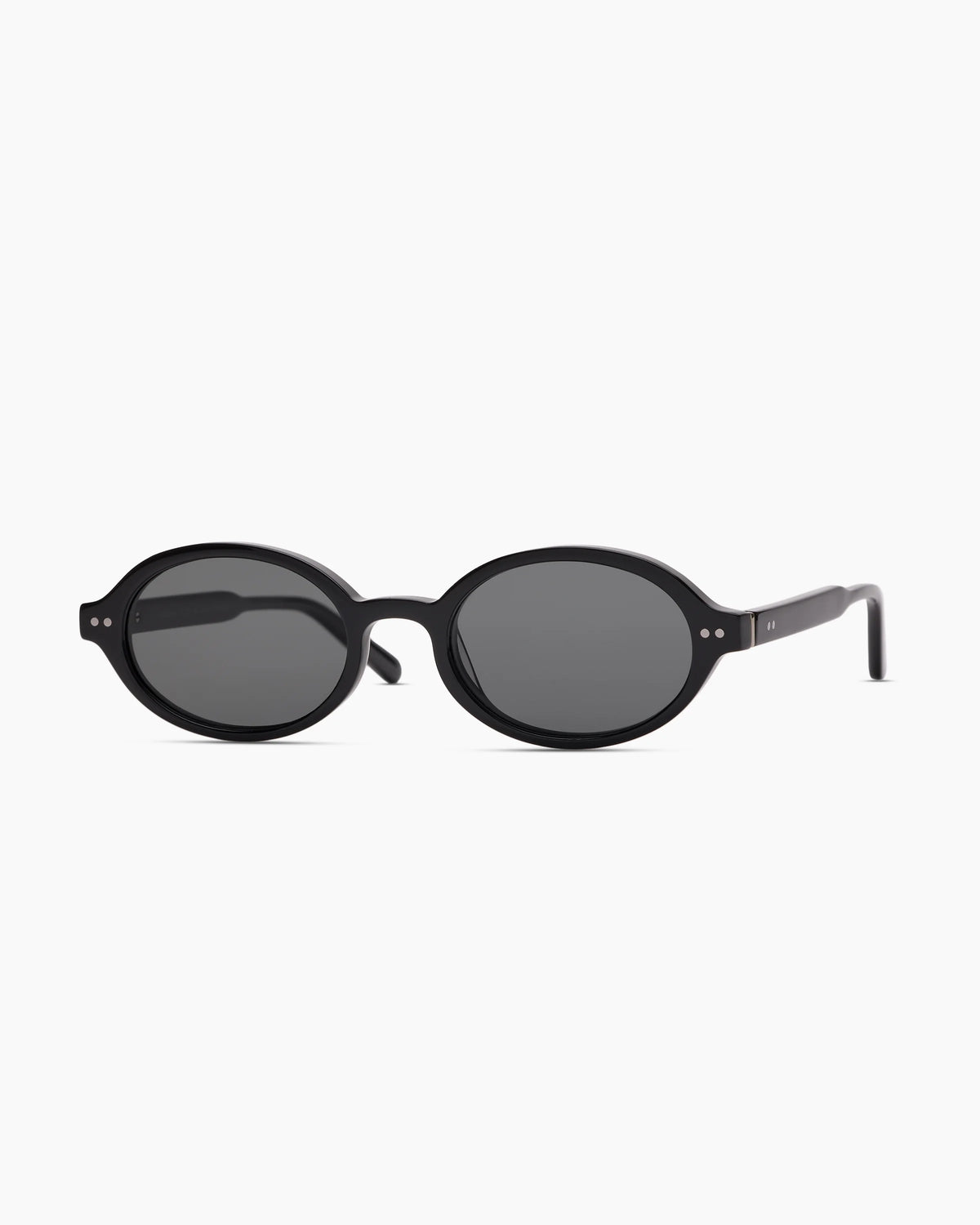 Mallorca Polarized Acetate Sunglasses - One Size / Black with Grey lens