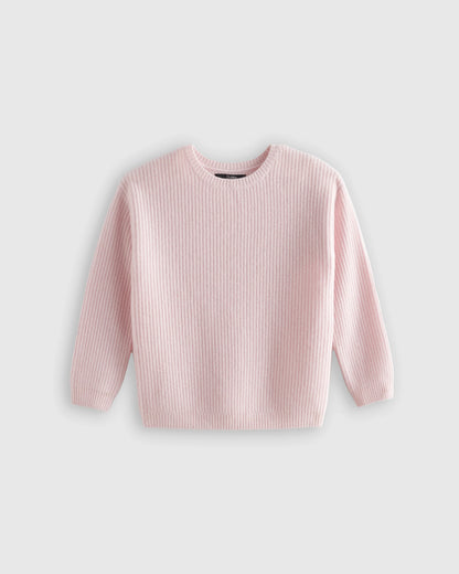 Washable Cashmere Fisherman Tunic Sweater - 6 / Oatmeal