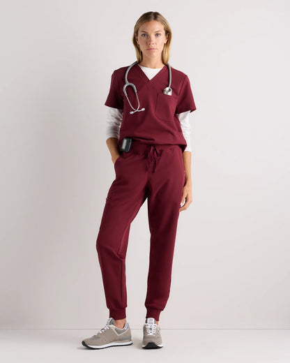 AeraFlex Scrub Joggers - XS / Bold Black