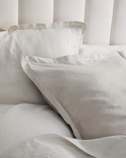 European Linen Euro Sham - Euro / Sand