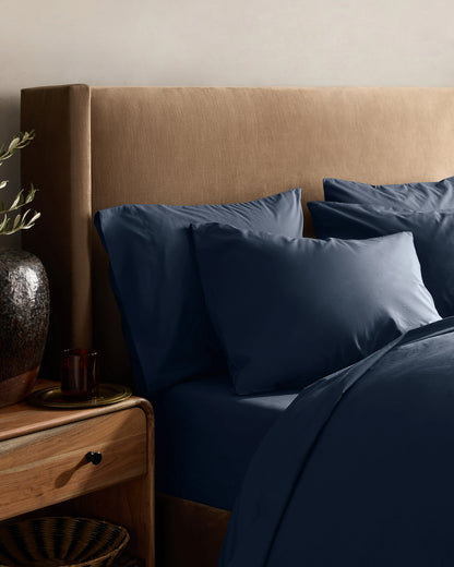 Organic Crisp Percale Sham Set - Standard / White