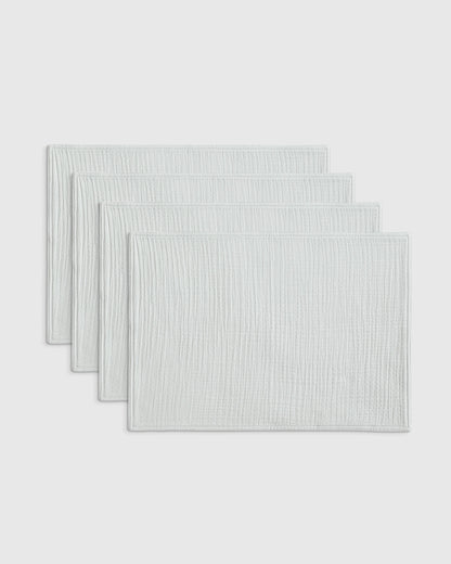 Organic Cotton Gauze Placemats - One Size / Chocolate