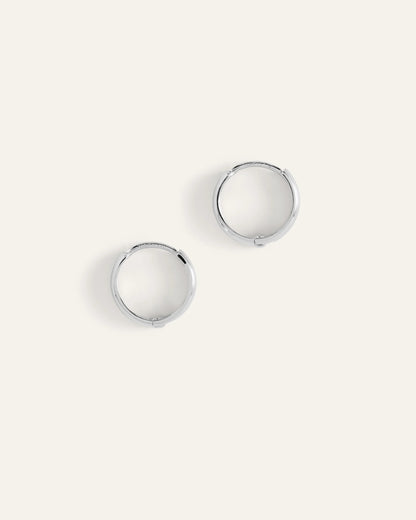 14K Gold Bold Hoops - One Size / Yellow Gold