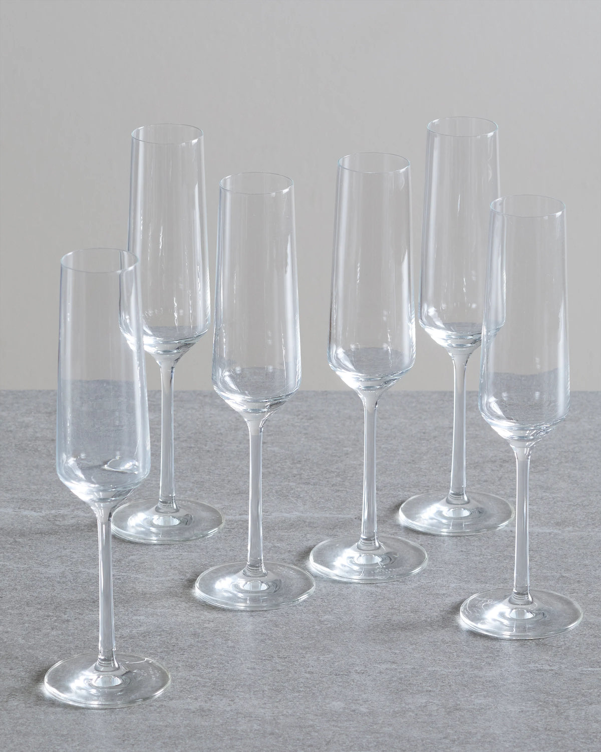 Pure Champagne Flute (Set of 6) - One Size / No Color