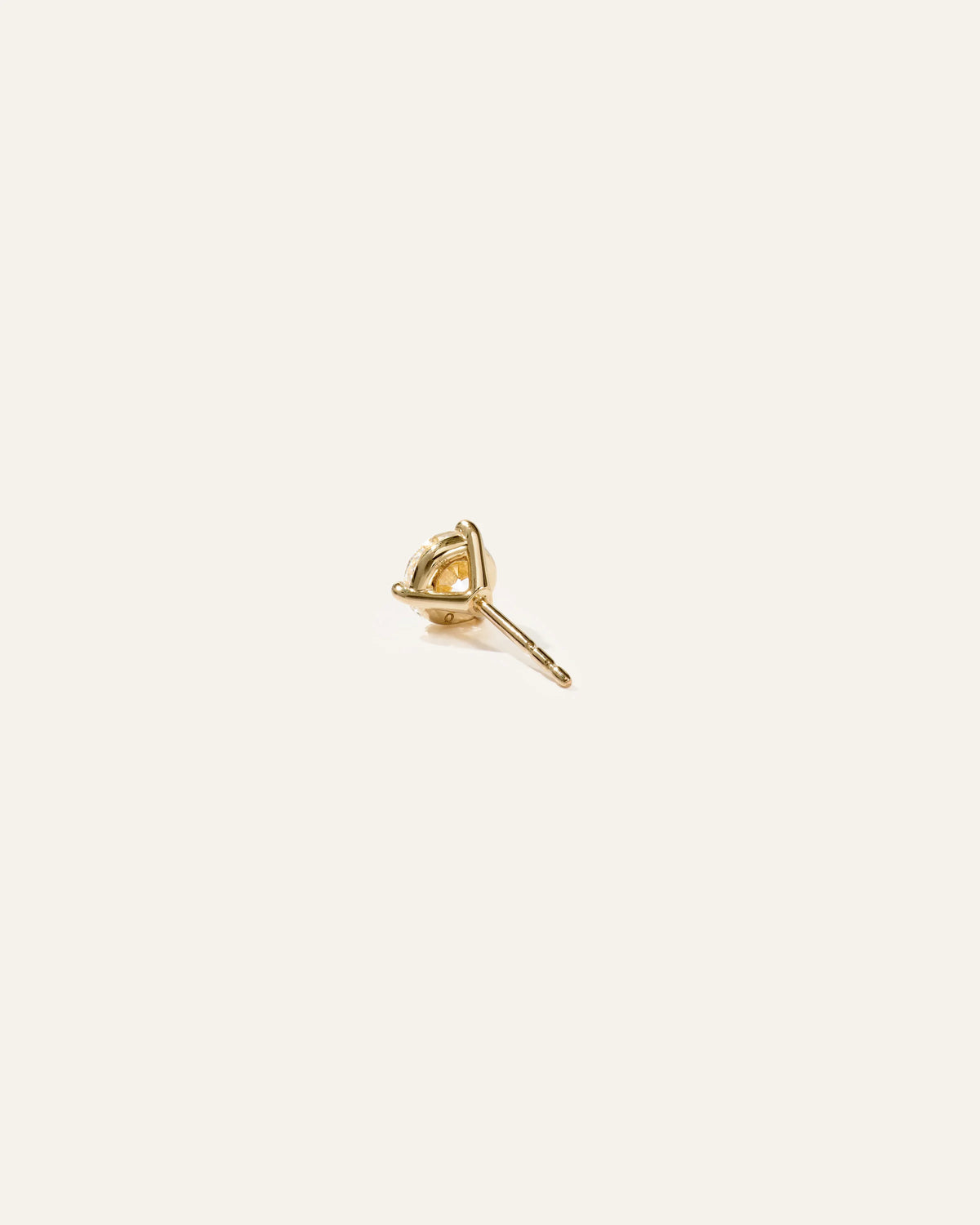 14K Gold Lab Grown Diamond Martini Studs - 1ctw - One Size / Yellow Gold
