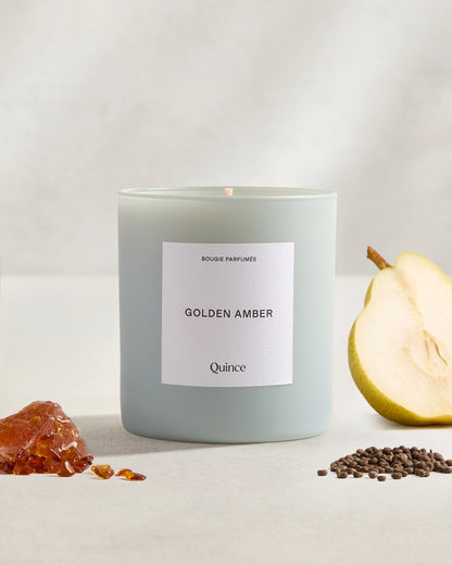 Golden Amber Candle - One Size / No Color
