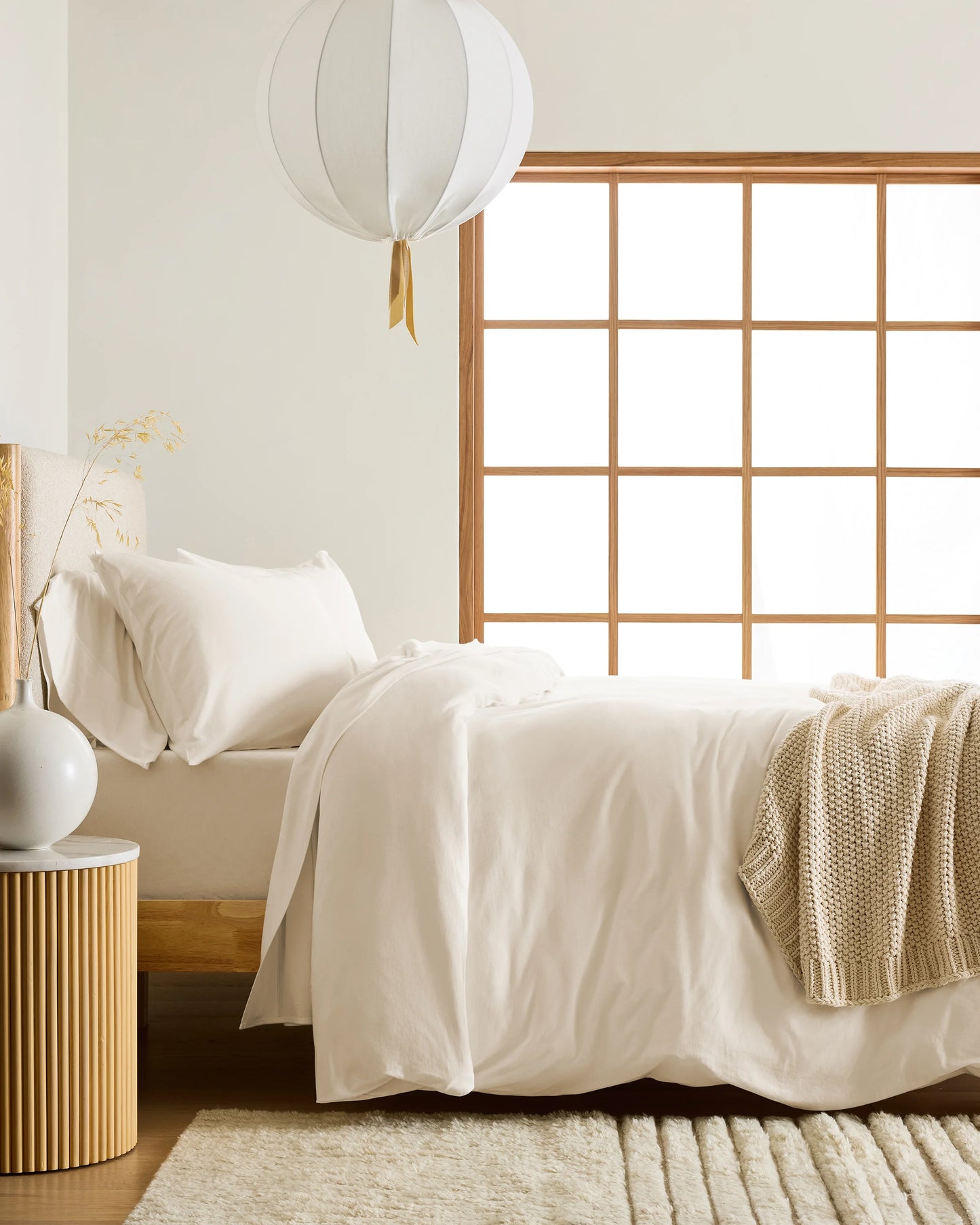 Organic Jersey Duvet Cover Set - Twin / Light Blue