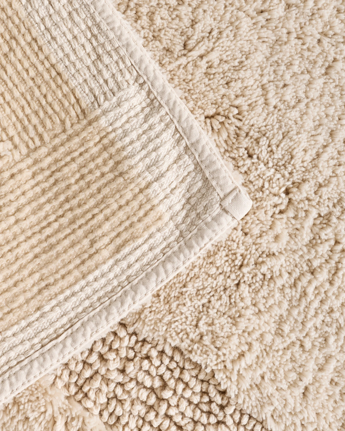 Turkish Cotton Non-Slip Bath Rug - 21"x34" / White