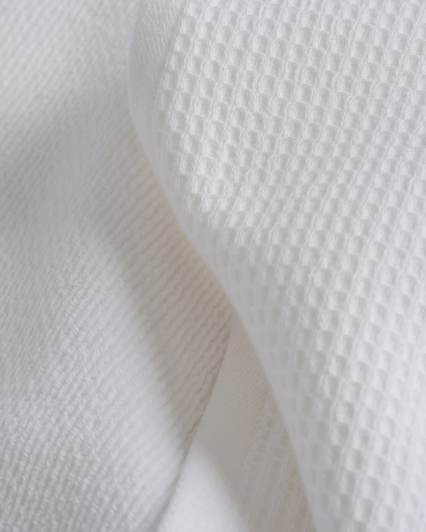 Turkish Waffle Terry Bath Towel (Set of 2) - One Size / White