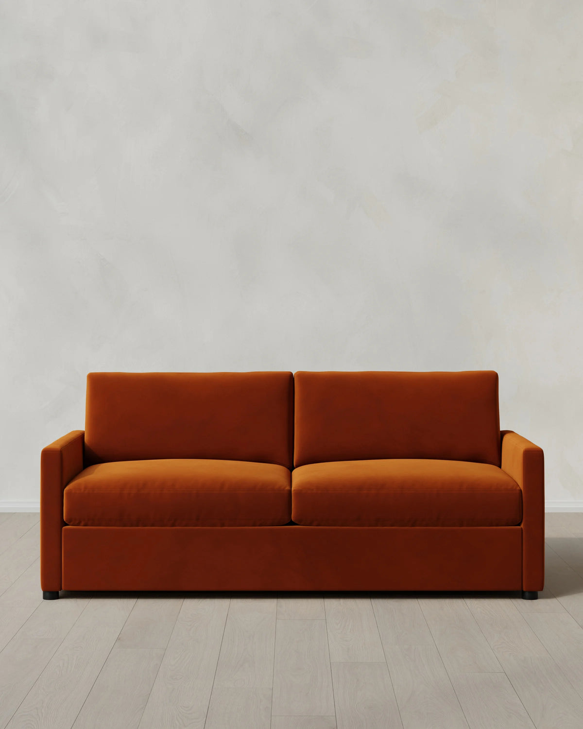 Brennan Sofa in Performance Velvet - 7ft / Taupe