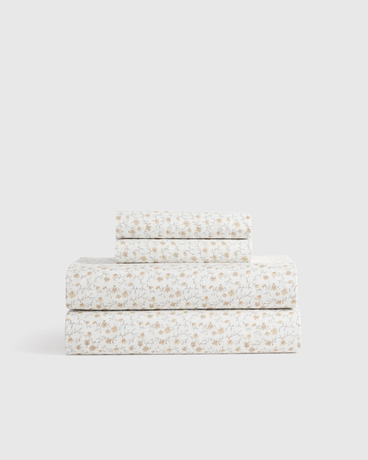 Organic Crisp Percale Sheet Set - Twin / White