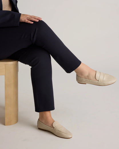 Italian Leather Soft Loafer - 5 / Black