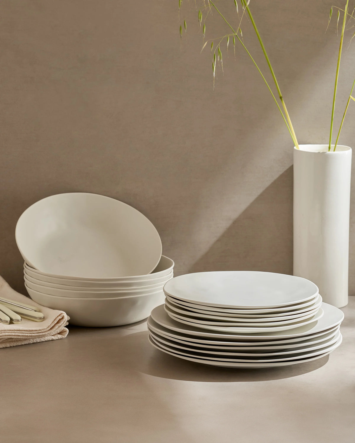 Outdoor Melamine 18pc Dinnerware Set - One Size / Mint Green